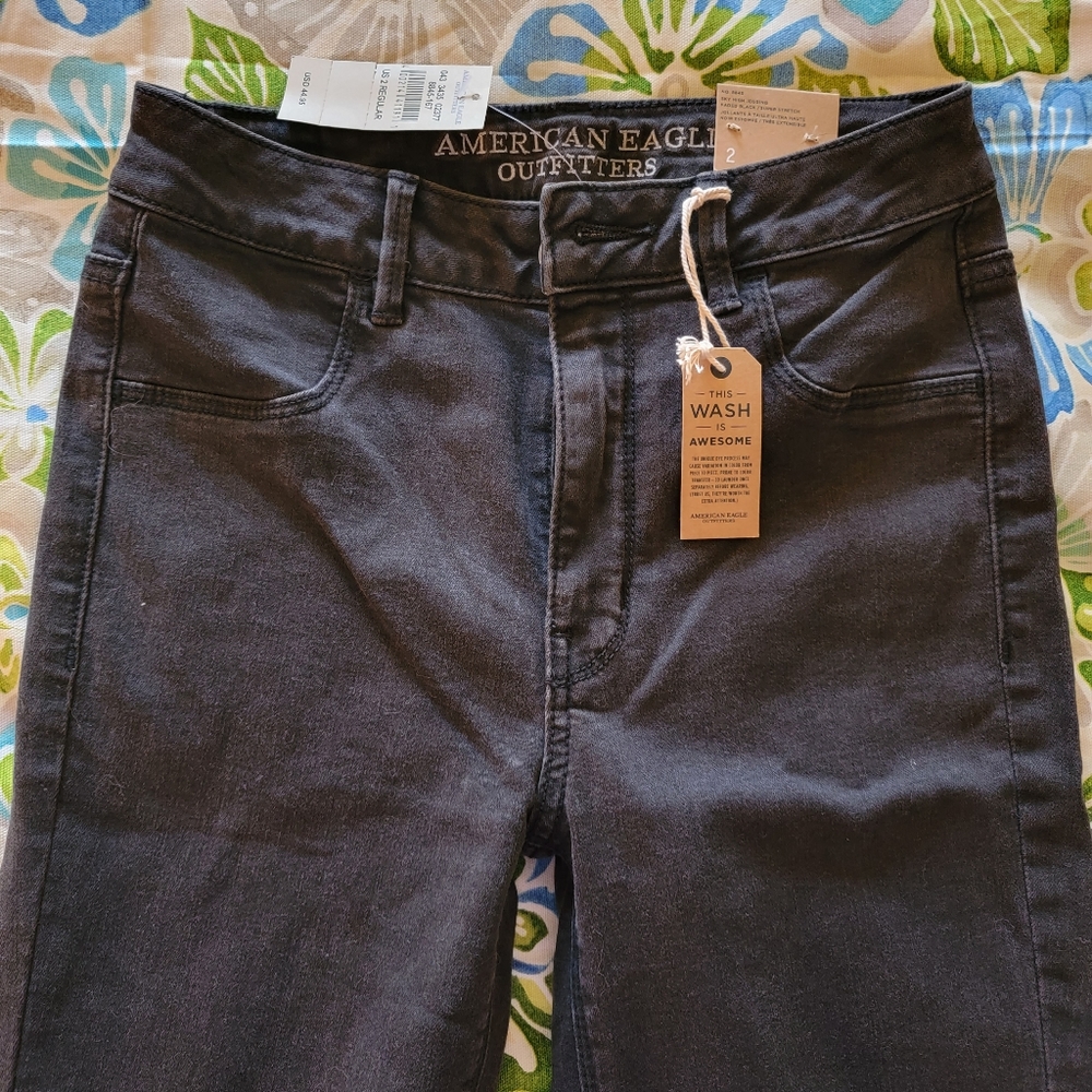 Black American Eagle Jeans, Size 2 TAGS ON